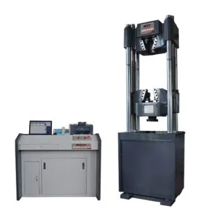 WAW-600E/1000E/2000E microcomputer controlled electro-hydraulic servo tensile testing machine (flat push clamp)