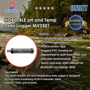 HOBO Bluetooth Low Energy pH and Temperature Data Logger MX2501