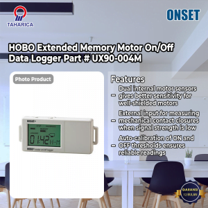 HOBO Extended Memory Motor On/Off Data Logger Part # UX90-004M