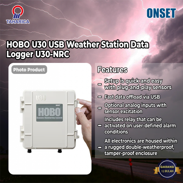 Weather Station Data Logger (U30NRC) HOBO Alat Uji