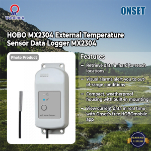 HOBO MX2304 External Temperature Sensor Data Logger MX2304