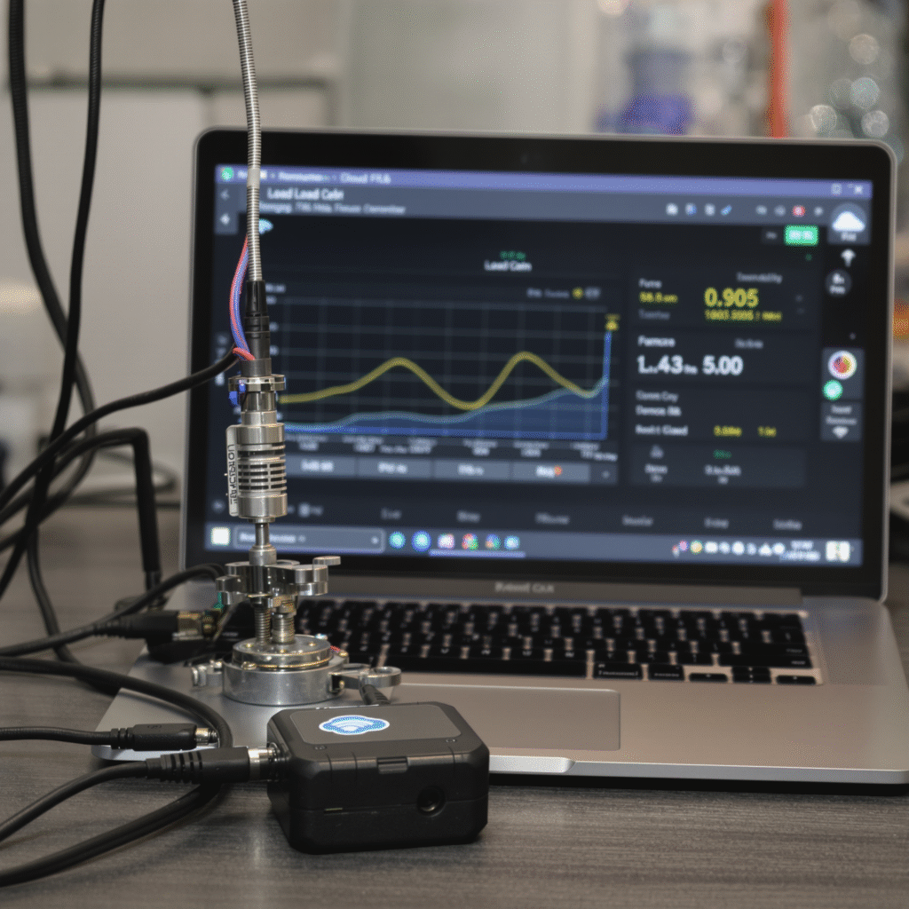 Integrasi monitoring Load Cell UTM