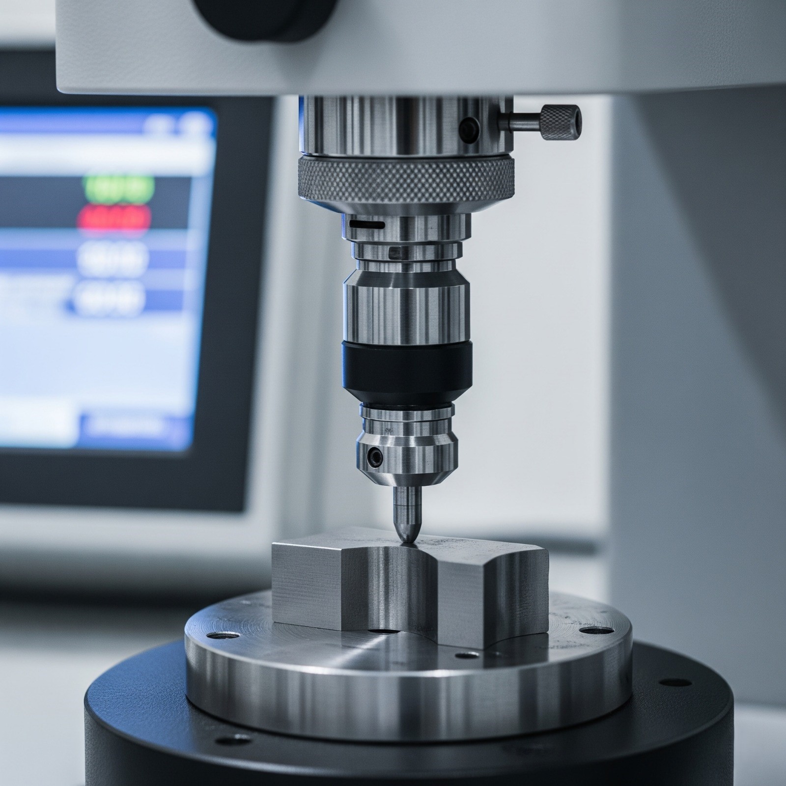 Bench hardness tester