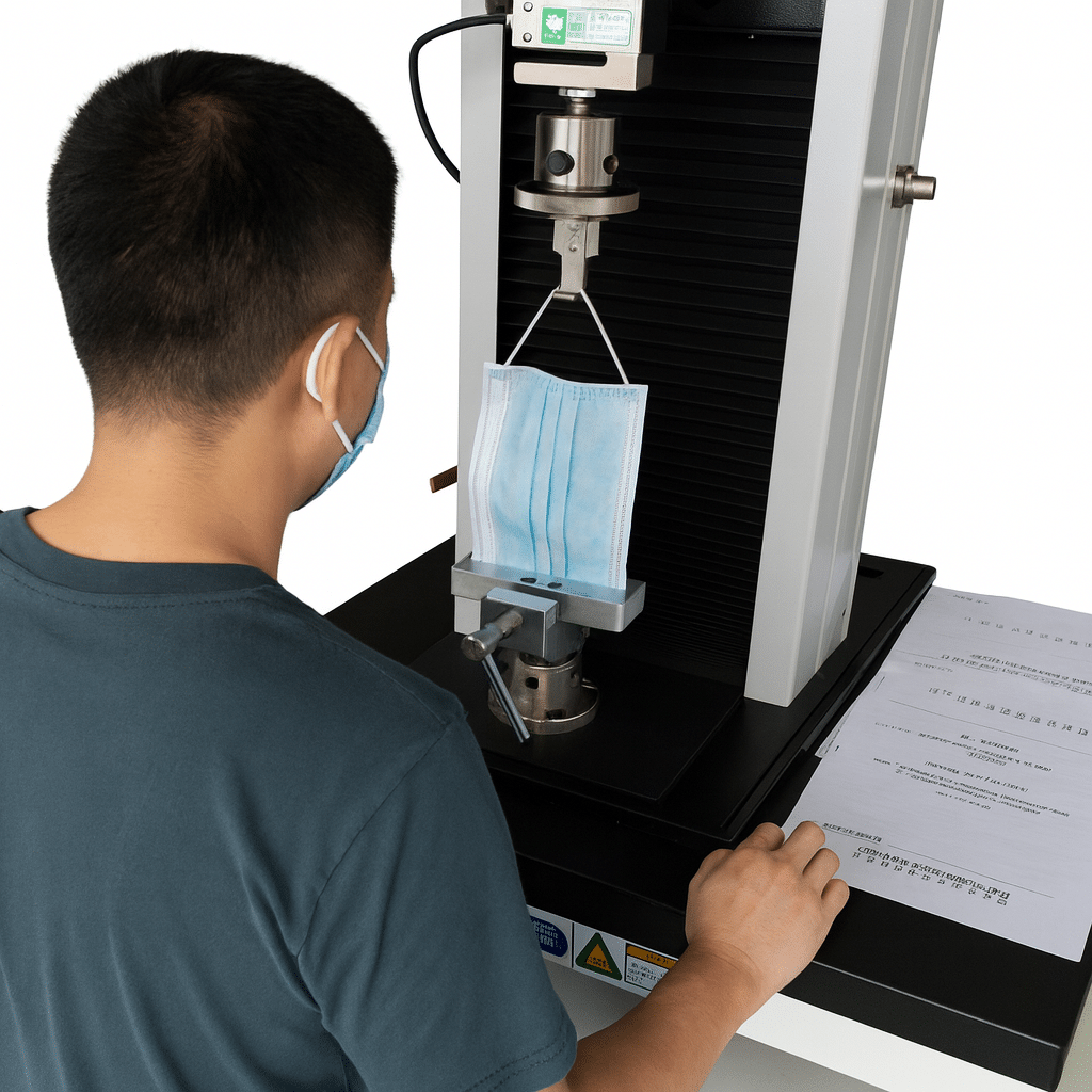 Face Mask Tensile Tester