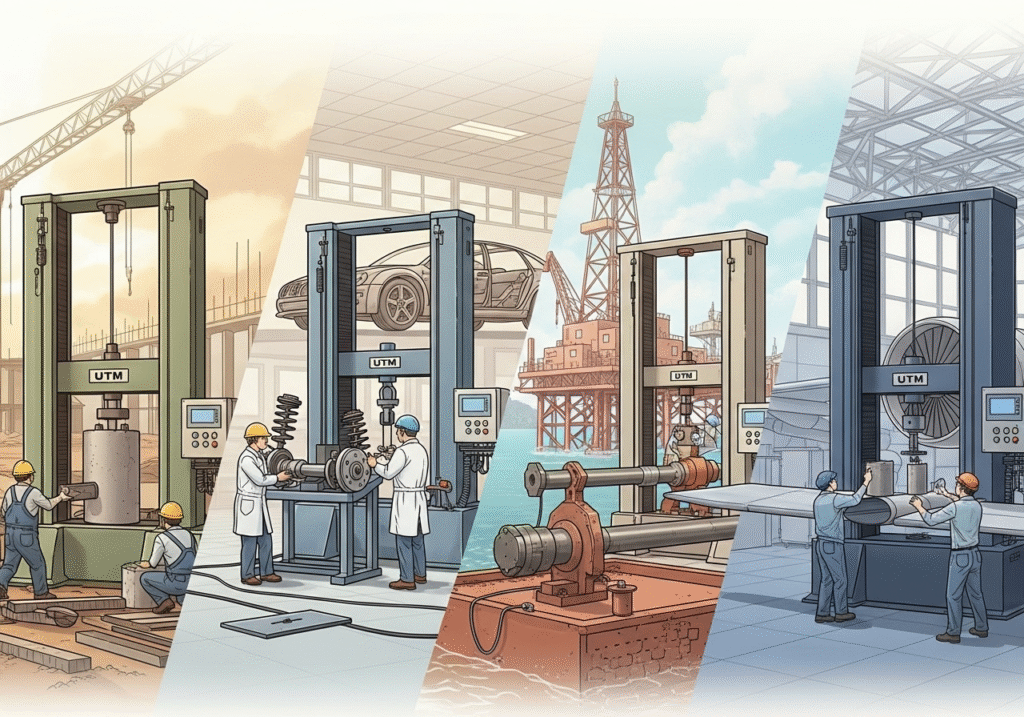 Penerapan UTM dalam berbagai sektor industri.