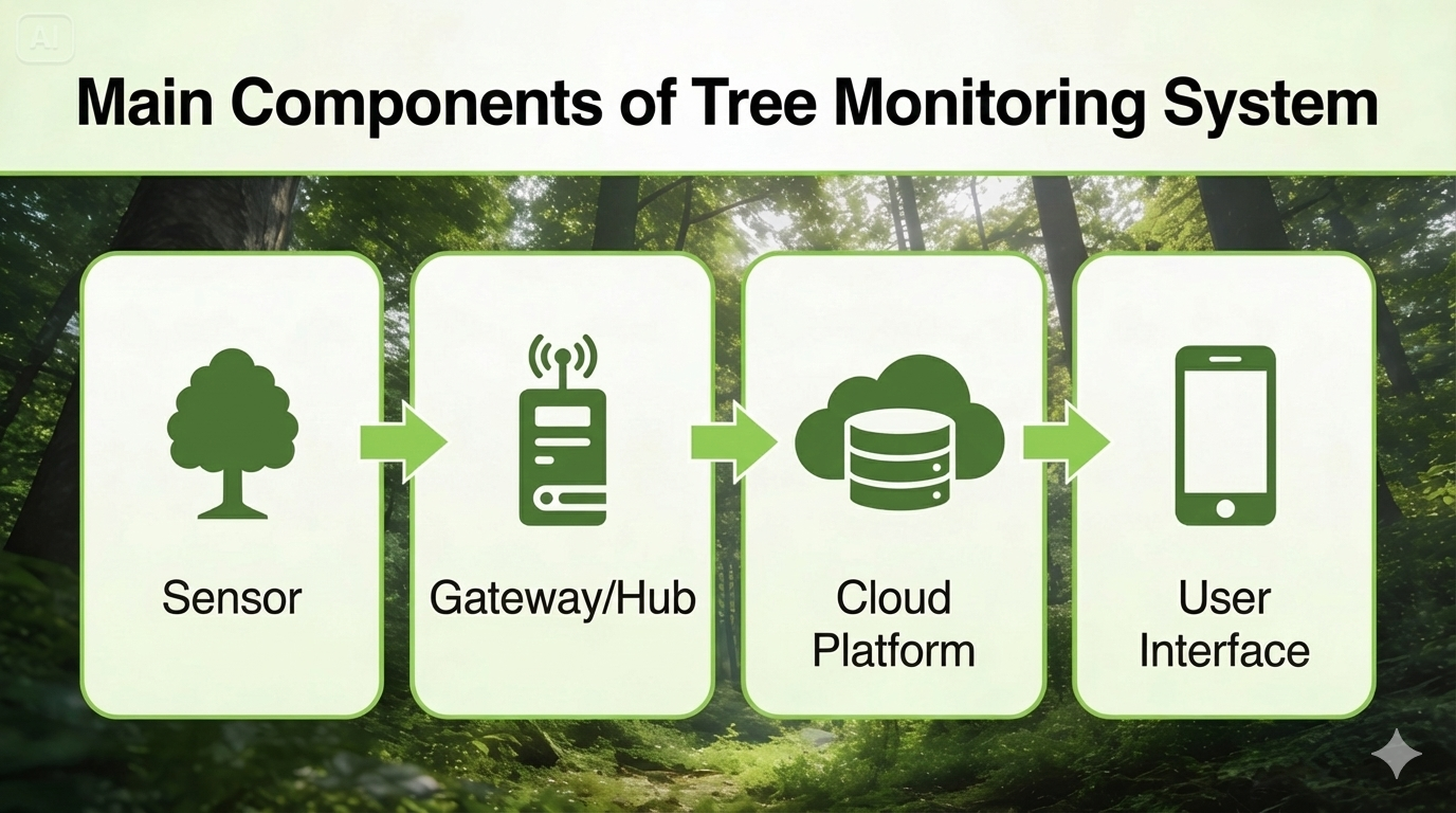 Cara kerja tree monitoring system