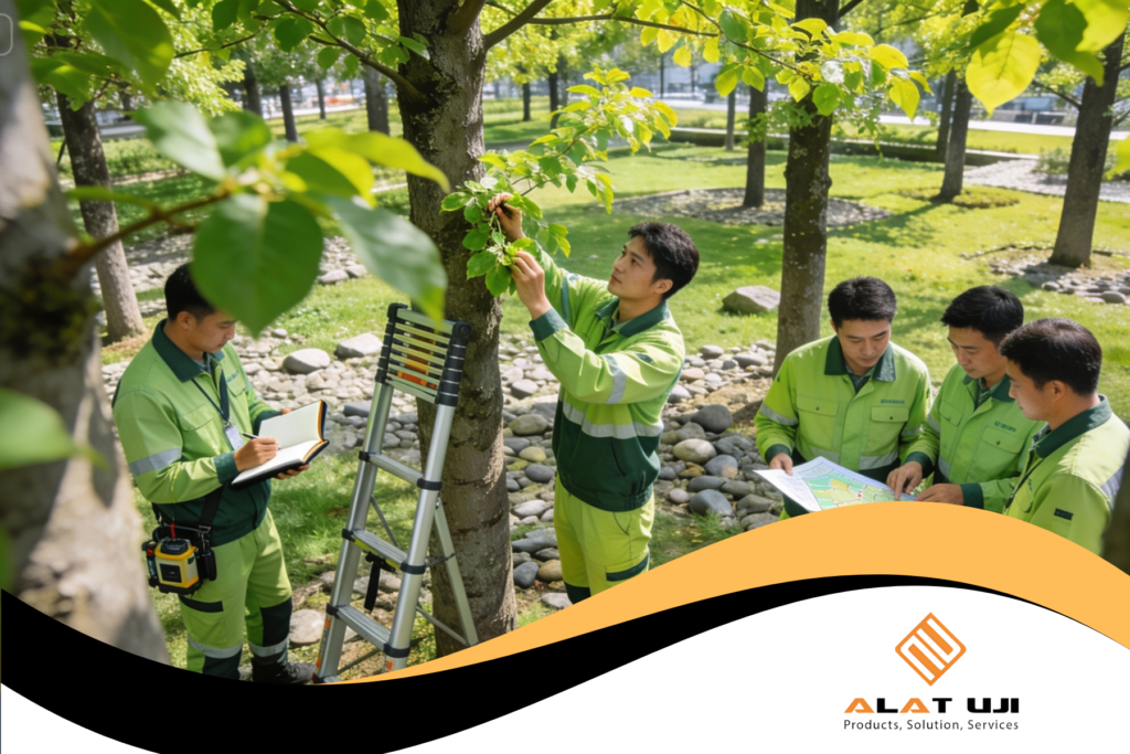 memantau kesehatan pohon