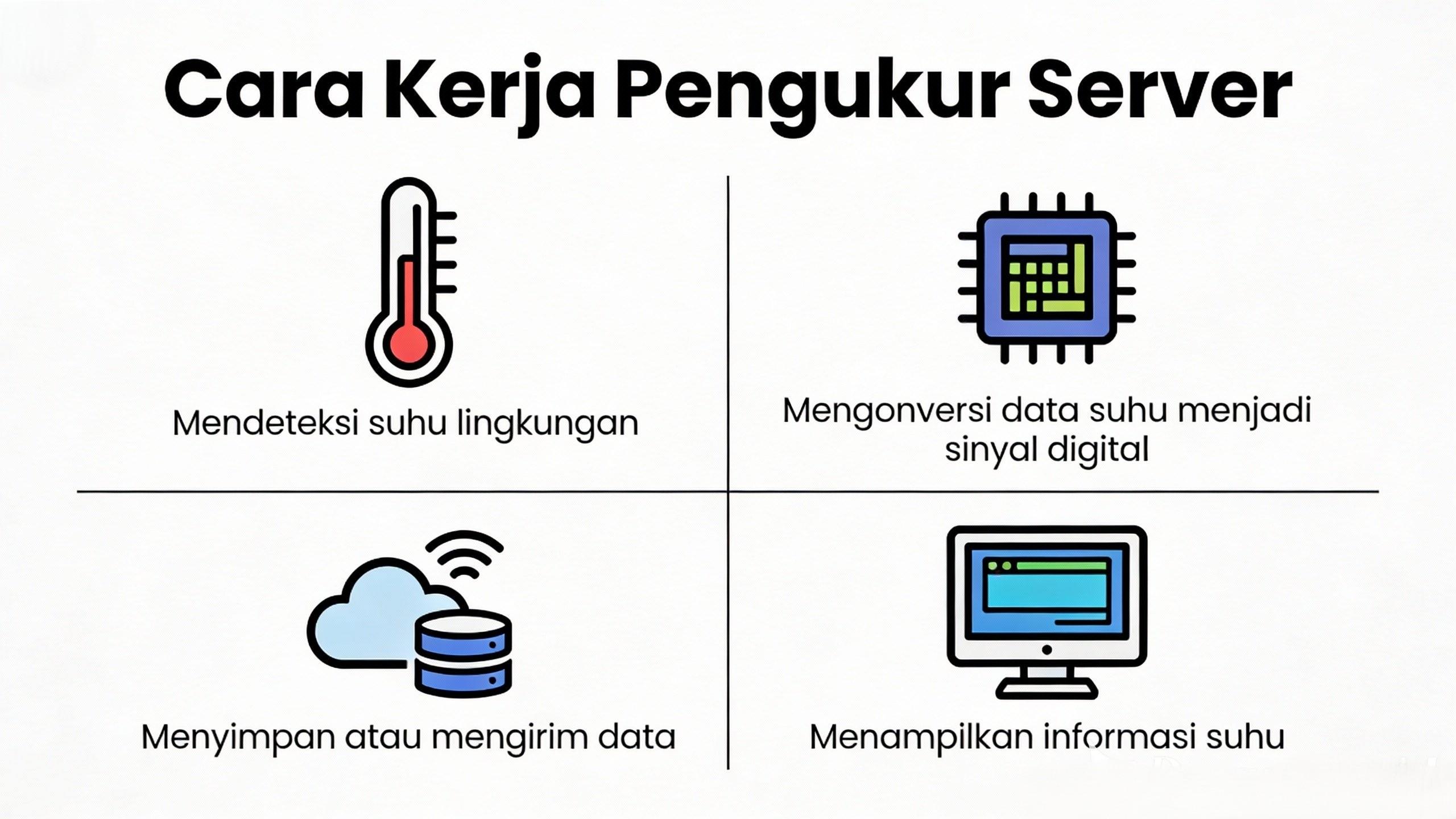 pengukur suhu server