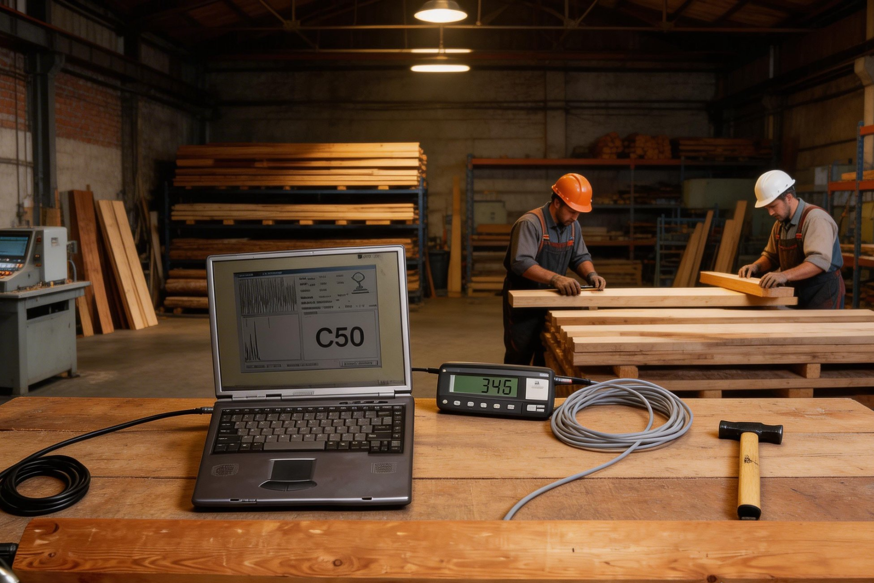 alat pengukur kualitas kayu