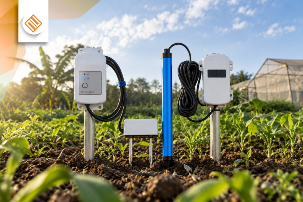 data logger kelembaban tanah bluetooth