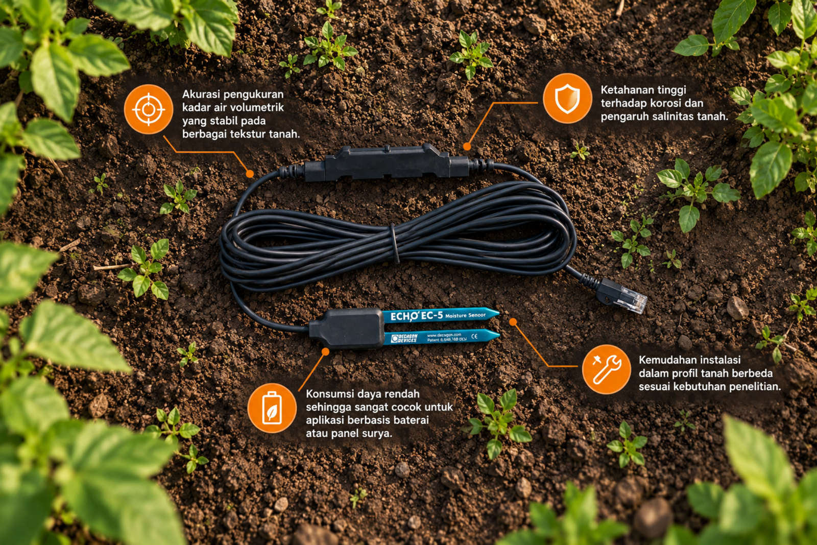 EC5 soil moisture smart sensor harga